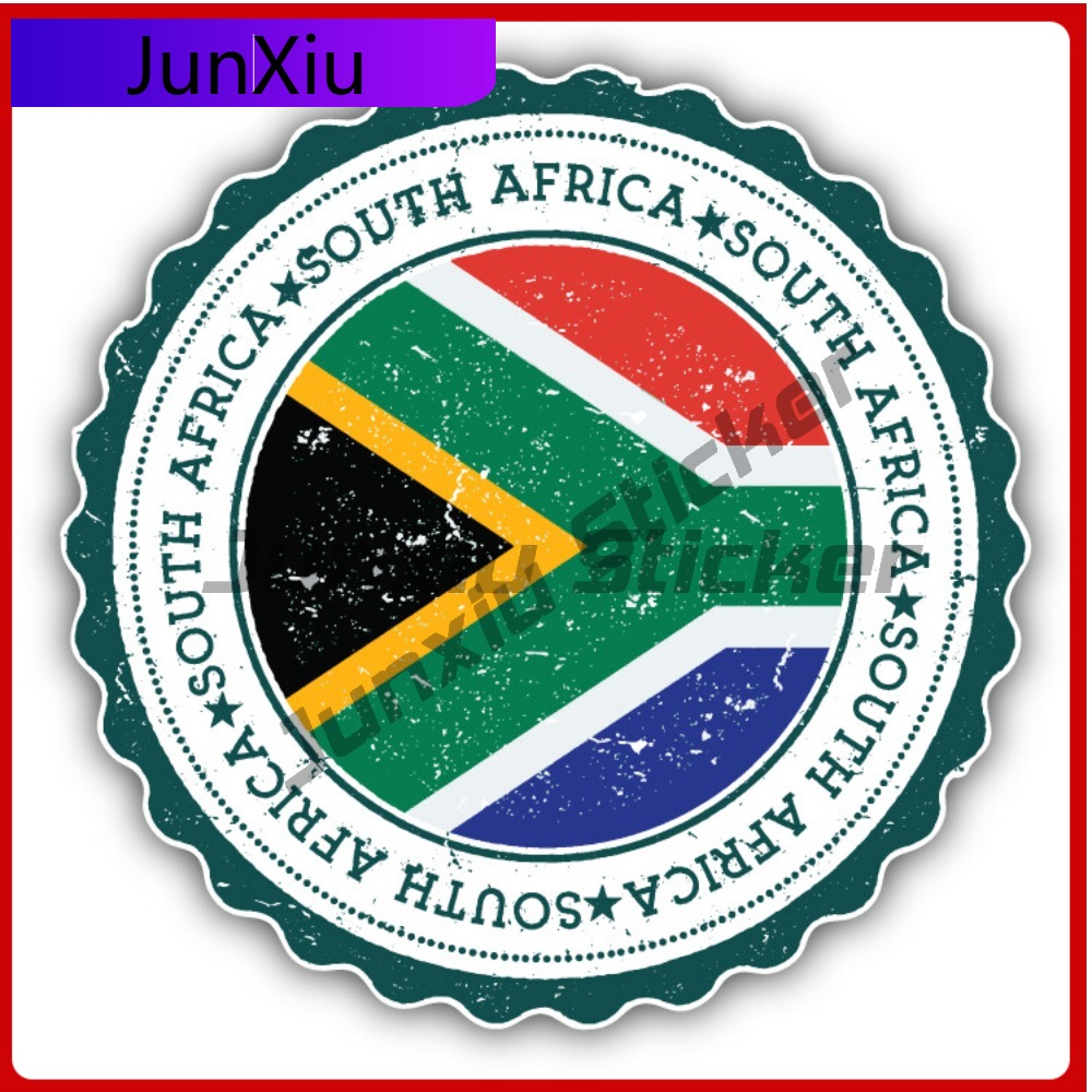 Laptop Accessories South Africa - ملصق إبداعي بتصميم علم جنوب أفريقيا،