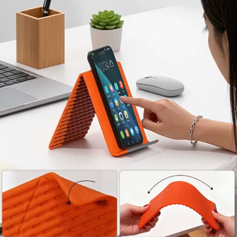 Laptop Extra Accessories - حامل هاتف مرن قابل للطي من