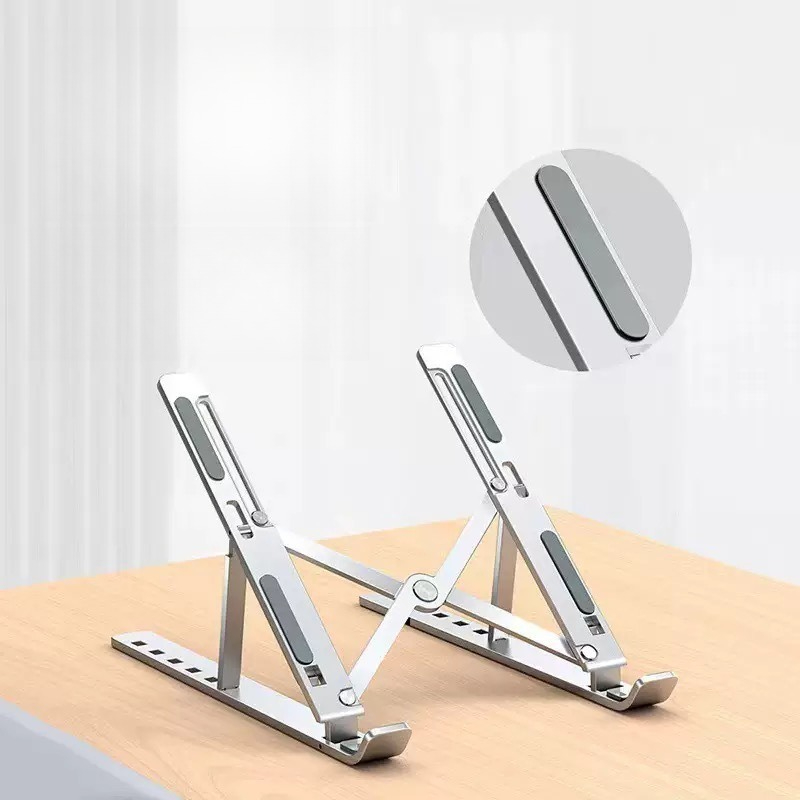 Laptop Stand Riser - حامل لابتوب قابل للتعديل للمكتب، حامل