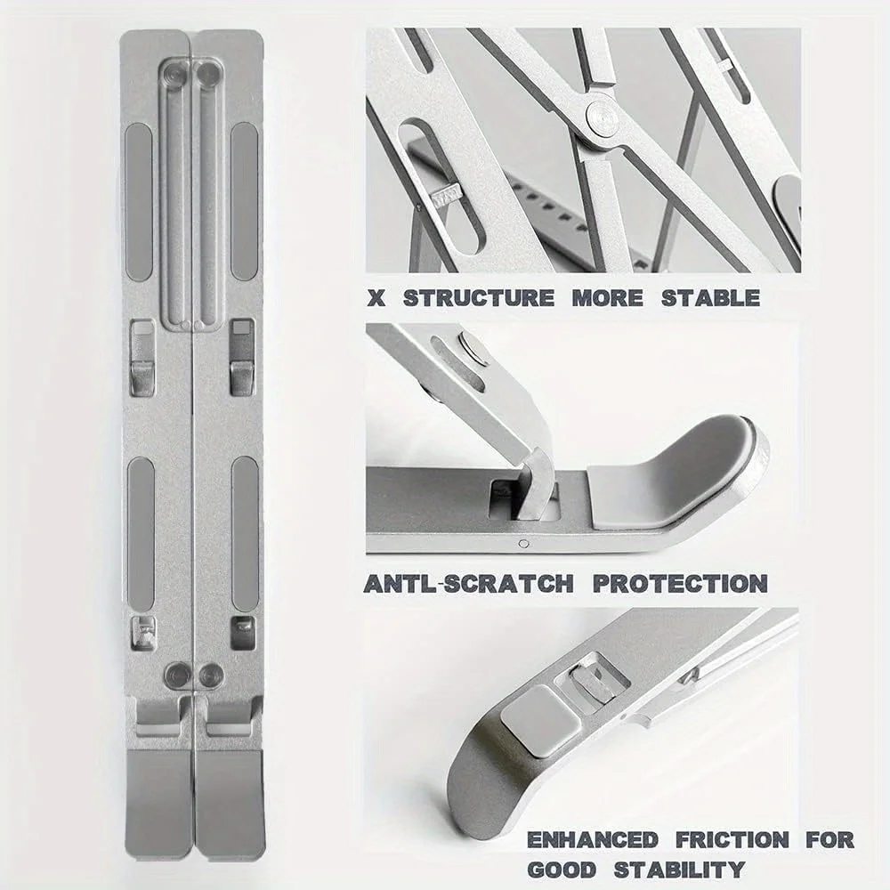 حامل كمبيوتر محمول قابل للطي م - مراجعة Laptop Stand Riser وسعره