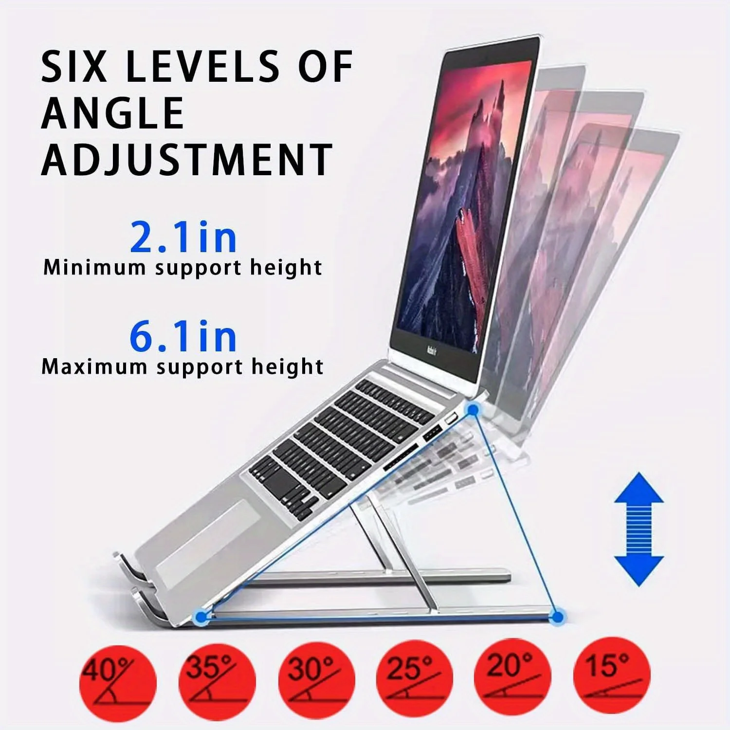 حامل كمبيوتر محمول قابل للطي م - مراجعة Laptop Stand Riser وسعره