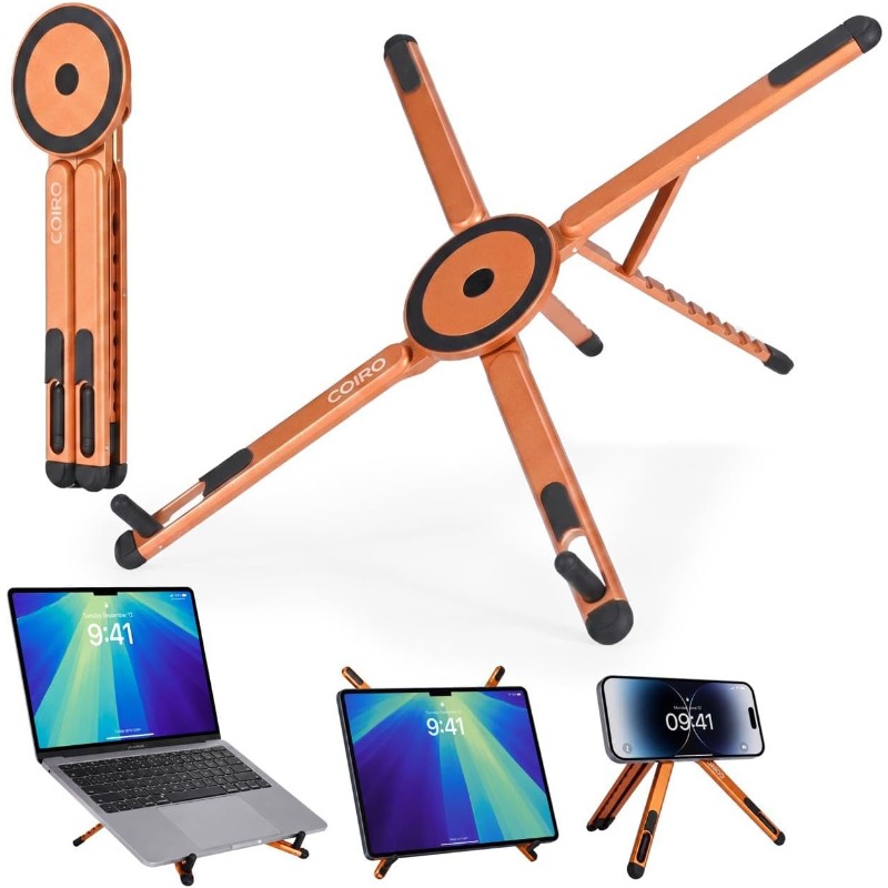 حامل مغناطيسي قابل للطي 3 في 1 - مراجعة Laptop Stand Riser وسعره