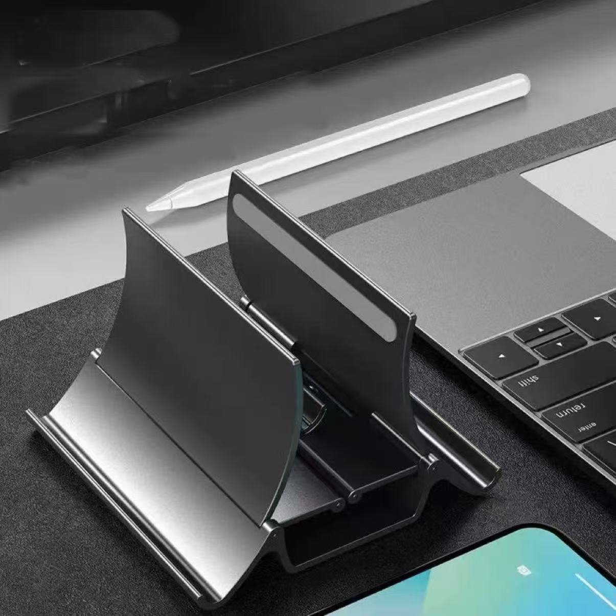 حامل كمبيوتر محمول عمودي لتبدي - مراجعة Laptop Stand Riser وسعره