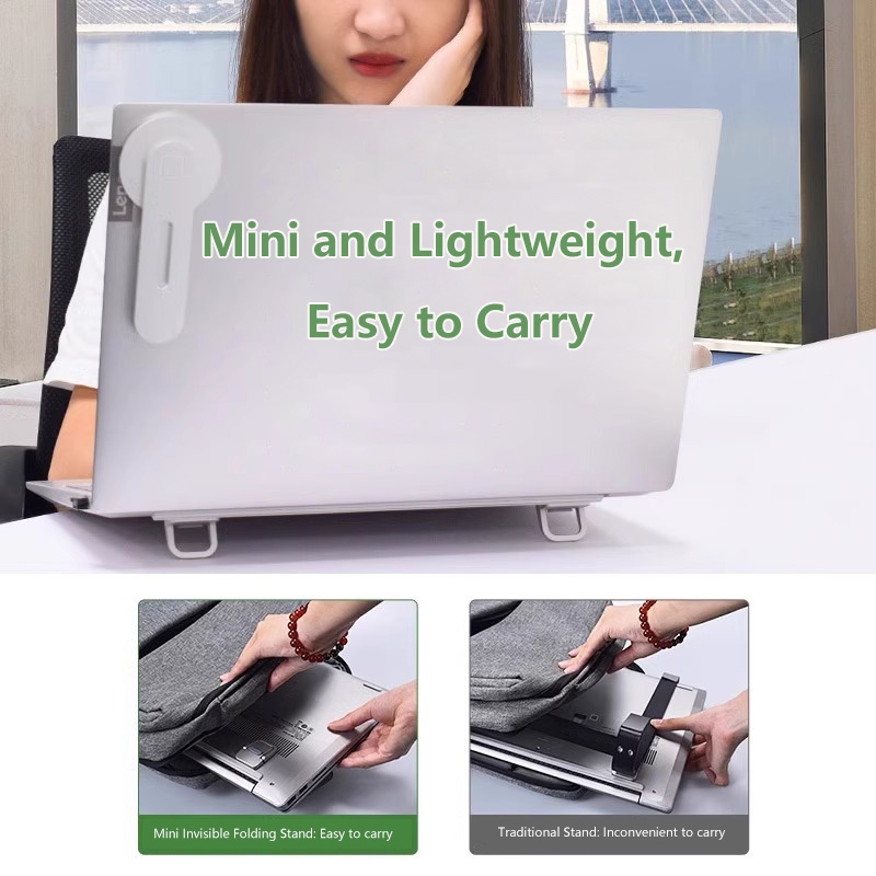 حامل أرجل محمول صغير للكمبيوتر - مراجعة Laptop Stand Riser وسعره