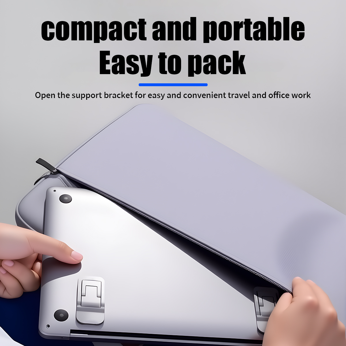 حامل كمبيوتر محمول صغير قابل ل - مراجعة Laptop Stand Riser وسعره