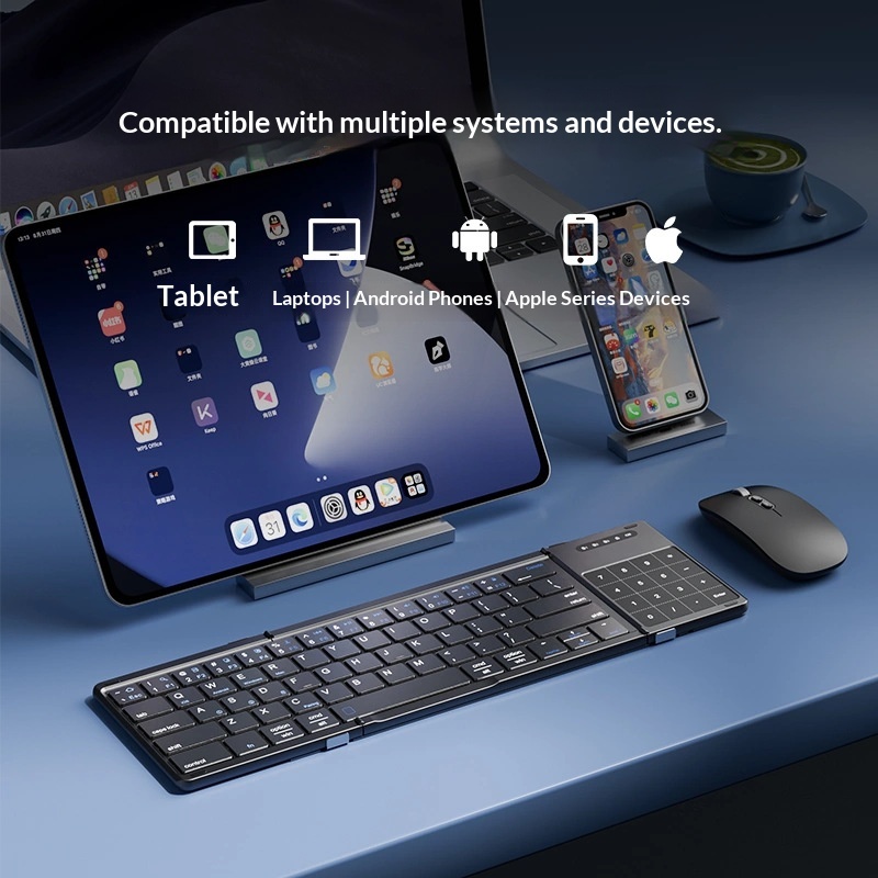 لوحة مفاتيح بلوتوث لاسلكية ثلا - مراجعة Laptop Extra Accessories وسعره