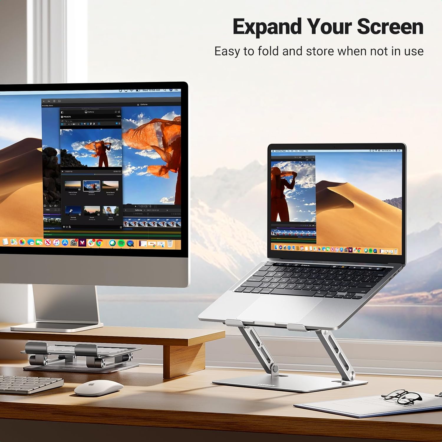حامل كمبيوتر محمول UGREEN، حام - مراجعة Laptop Stand Riser وسعره